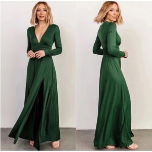 Baltic Born Ariana Medium Maxi Dress Forest Hunter Green Formal Wedding Guest